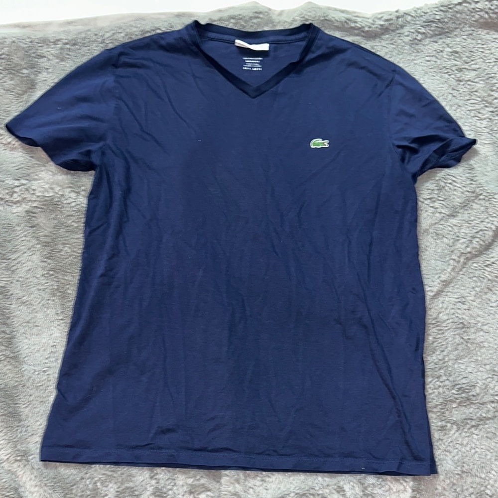 Lacoste Blue Short Sleeve Tee